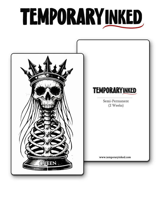 Skeletal Queen Tattoo