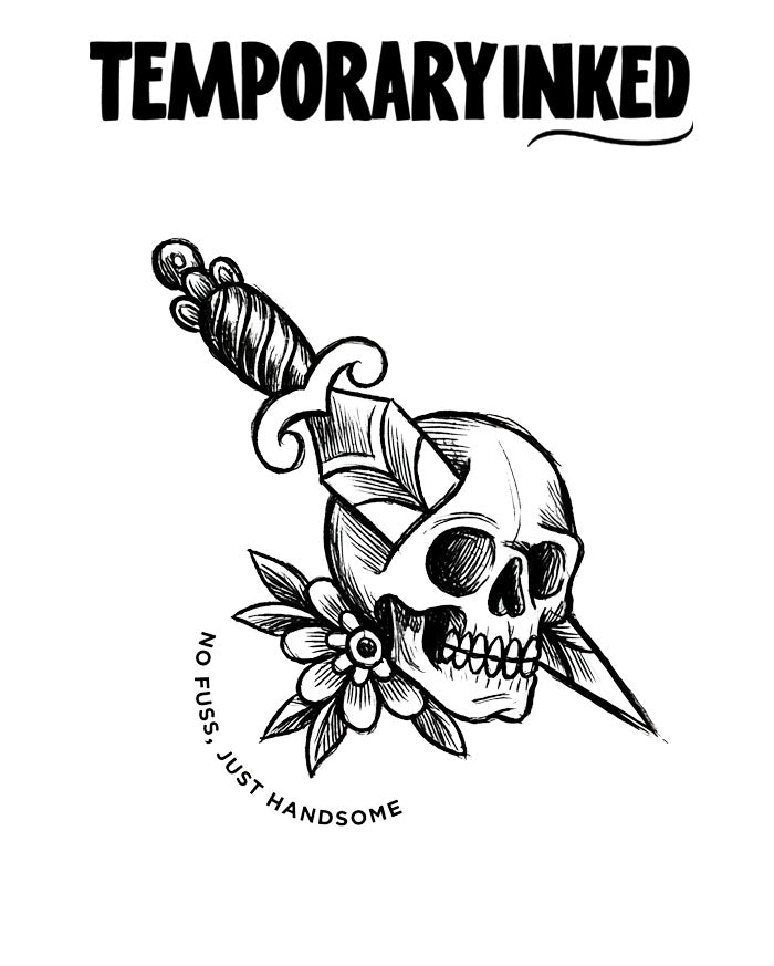 Skull & Dagger Tattoo