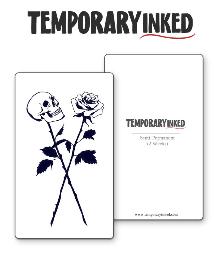Skull & Rose Tattoo
