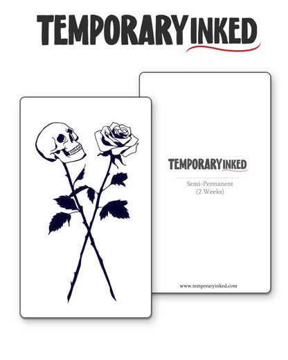 Skull & Rose Tattoo