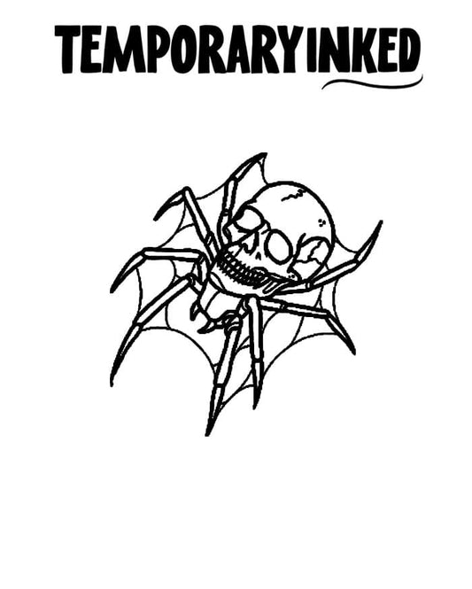 Skull Spider Tattoo