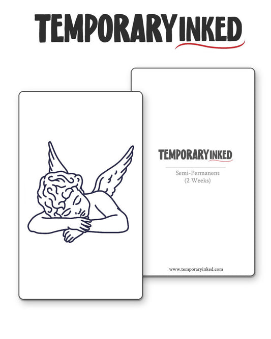 Sleeping Cupid Tattoo