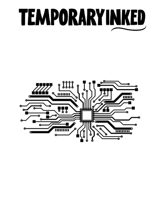 Small Circuit Board Tattoo