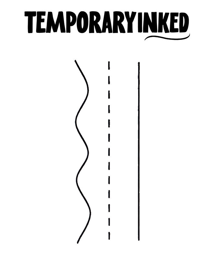 Small Lines Of Three Tattoo