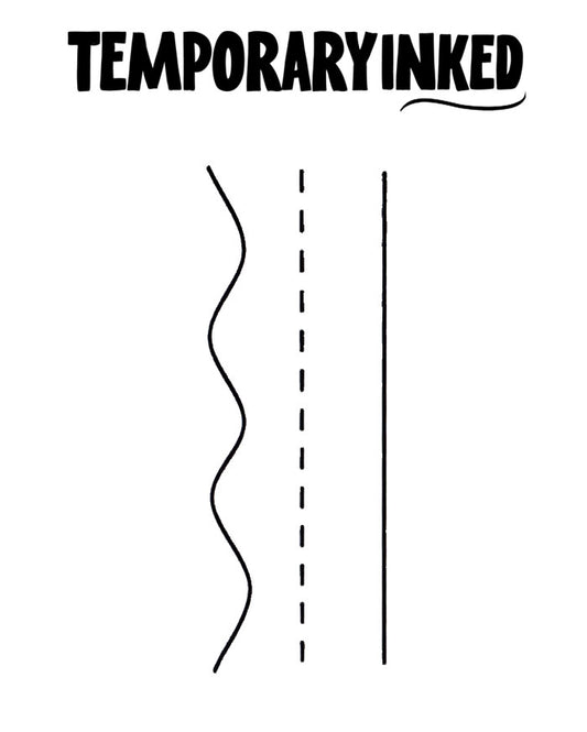 Small Lines Of Three Tattoo