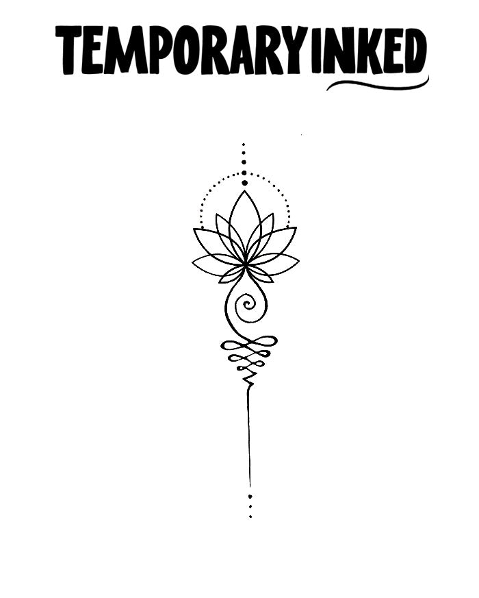Small Lotus Ornament Tattoo