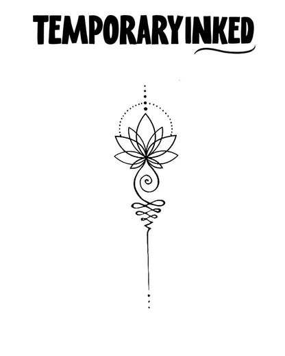 Small Lotus Ornament Tattoo