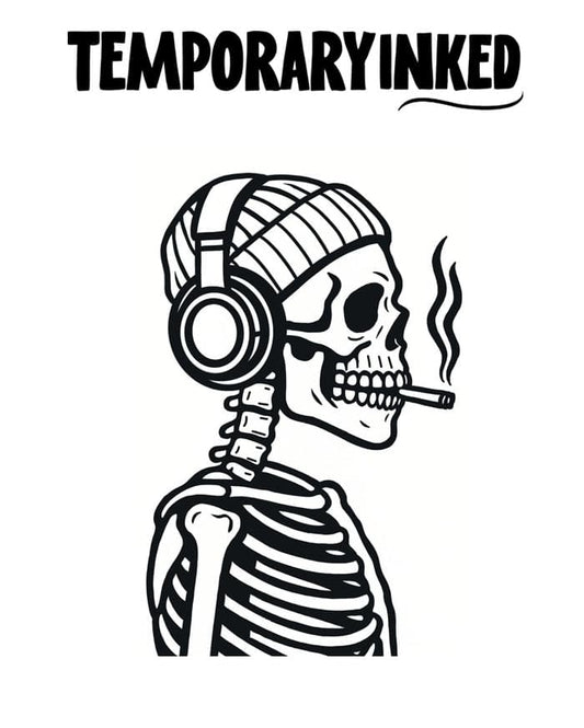 Smoking Cold Skull Tattoo