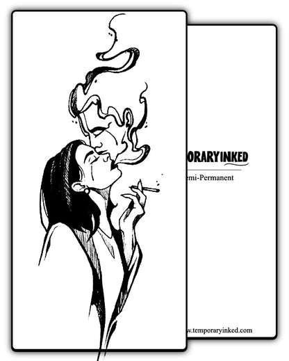 Smoking Muse Tattoo