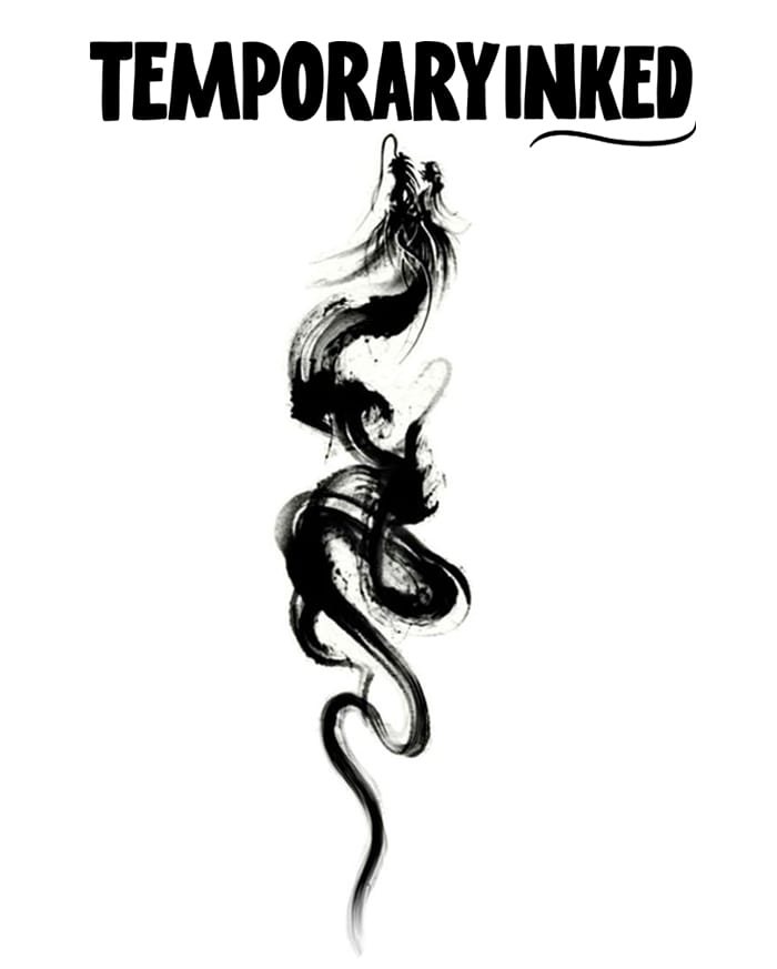 Smoky Serpent Tattoo