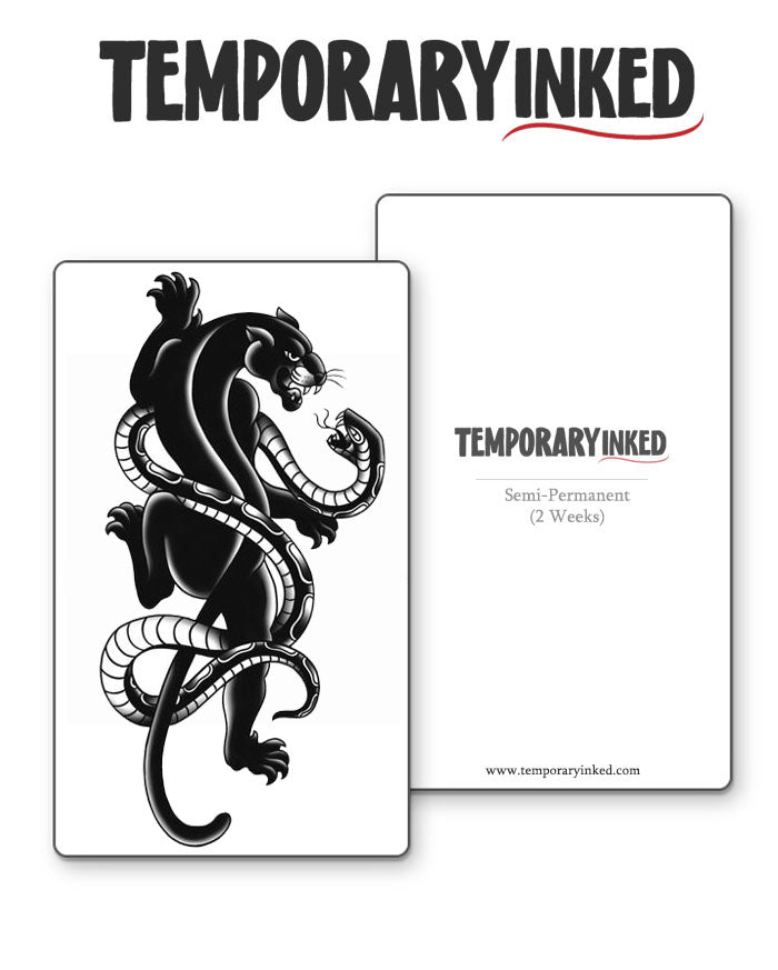 Snake & Panther Tattoo