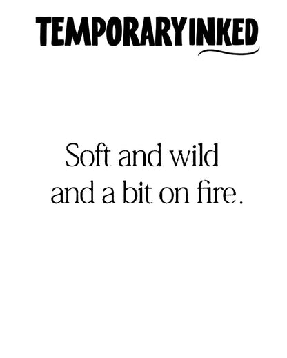 Soft & Wild Tattoo