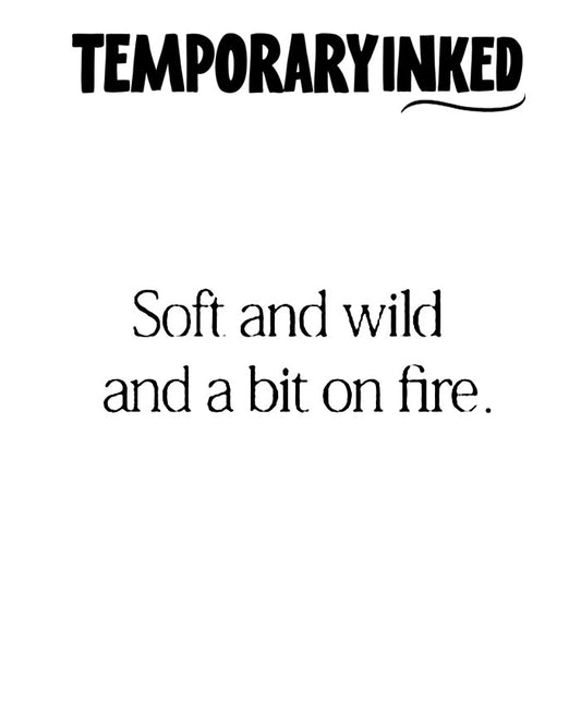 Soft & Wild Tattoo