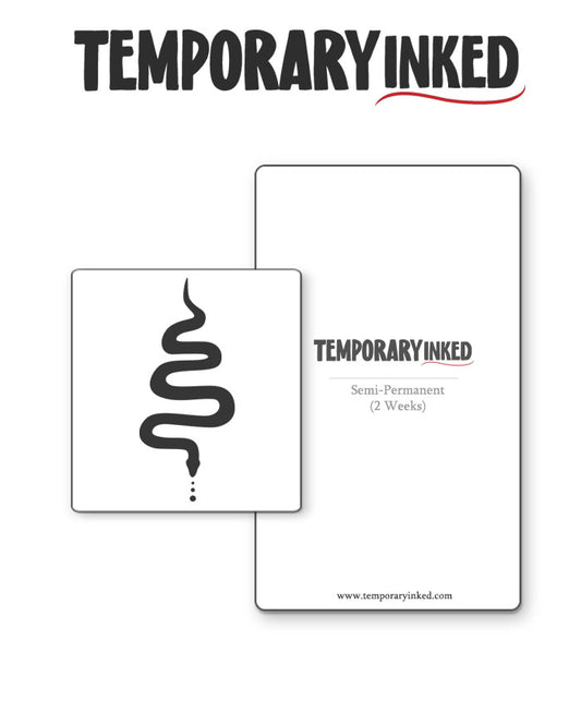 Minimal Snake Tattoo