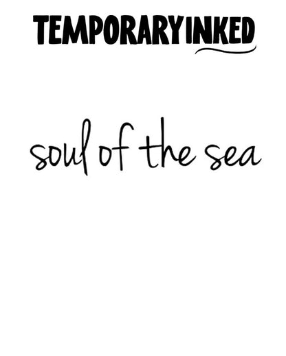 Soul Of The Sea Medium Tattoo
