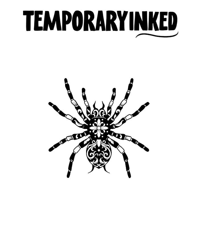 Spider Pattern Tattoo
