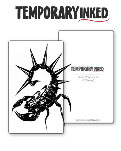 Spiked Scorpion Tattoo