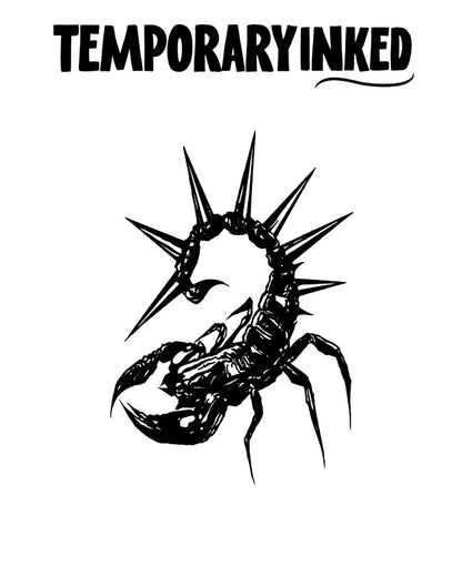 Spiked Scorpion Tattoo