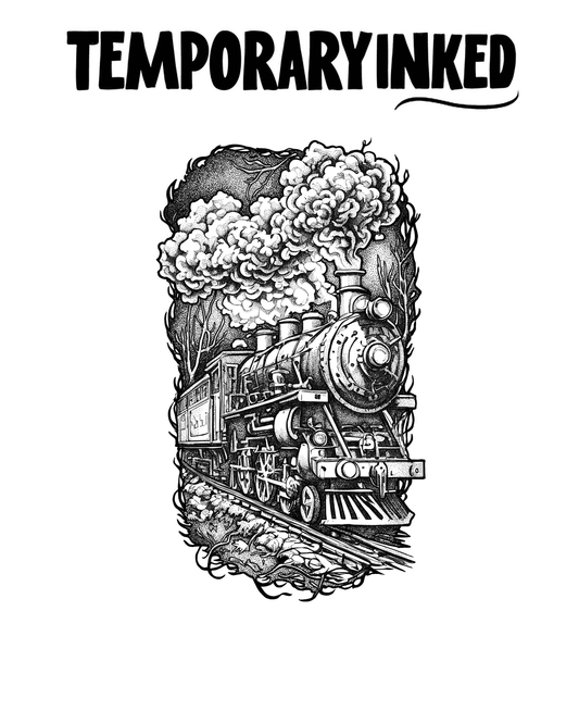 Steam Train Tattoo