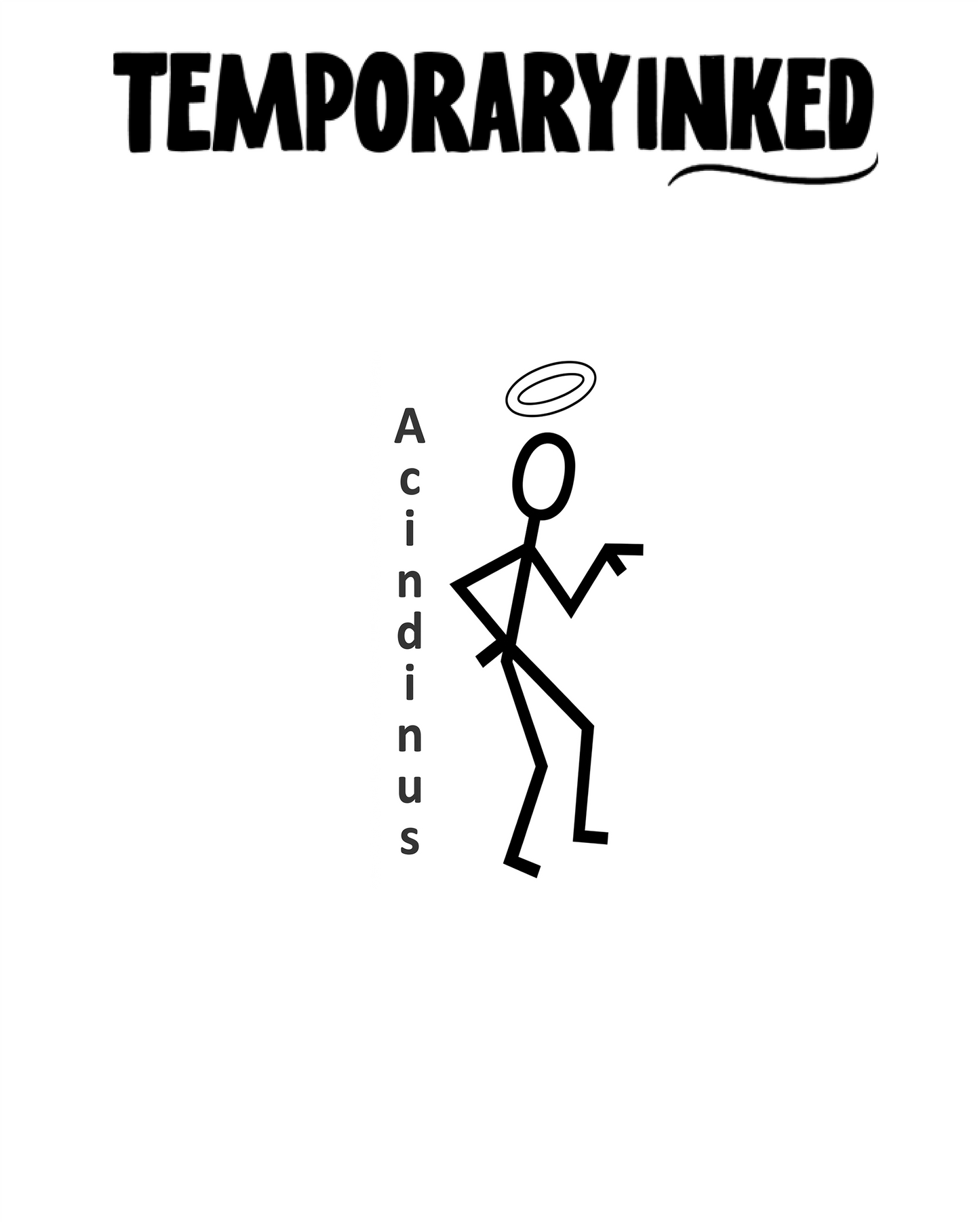 Stick Halo Dancer Tattoo