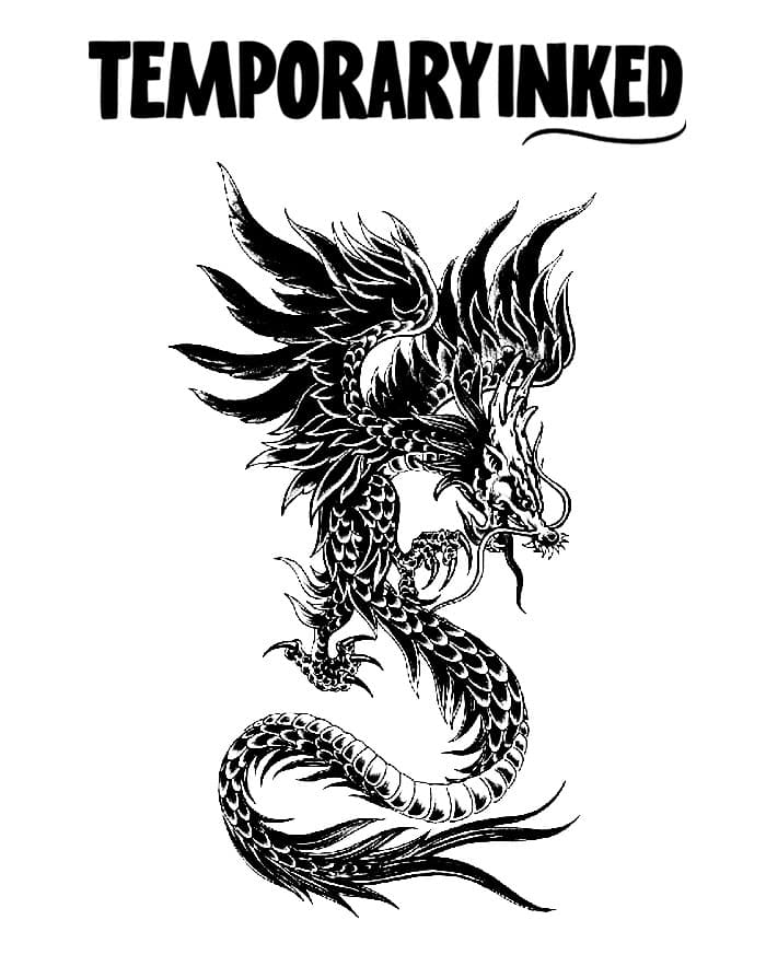 Stormfire Dragon Tattoo