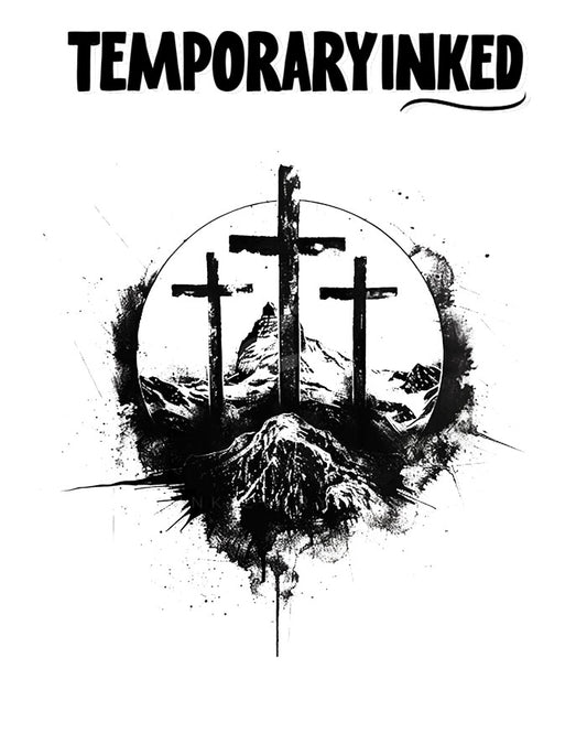 Summit Three Crosses Tattoo