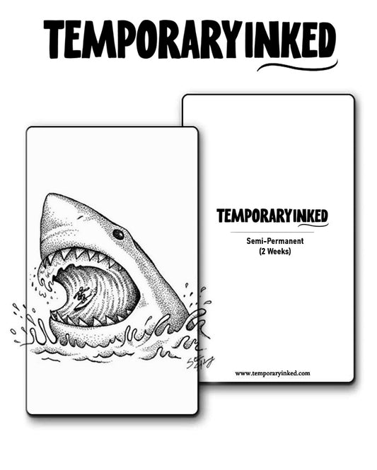 Surf’s Up, Shark’s Out Tattoo