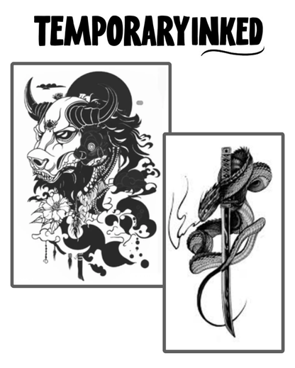 Venomous Bull Wrath Tattoo Pack