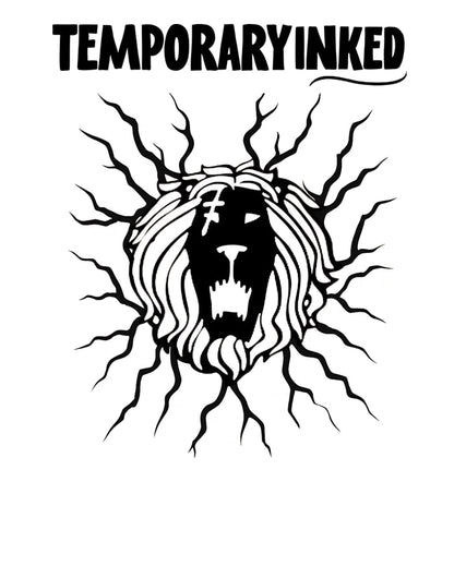 Terrifying Lion Tattoo