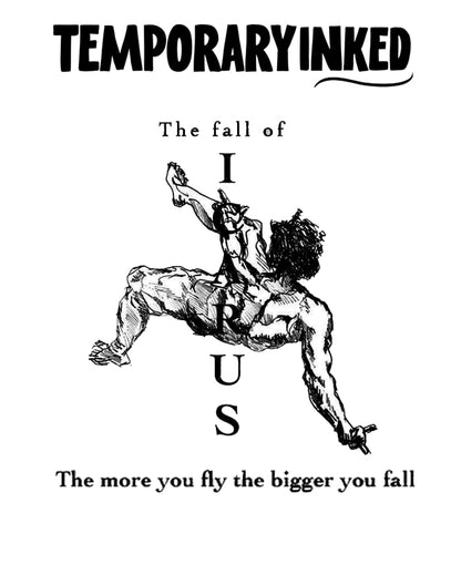 The Fall Of Icarus XL Tattoo