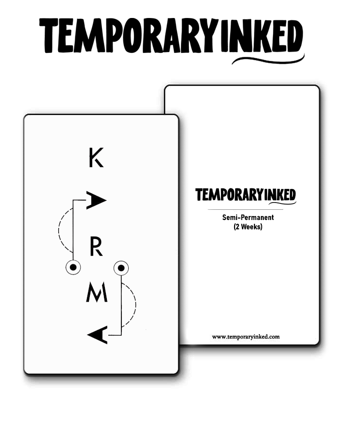 The Path Of Karma Tattoo