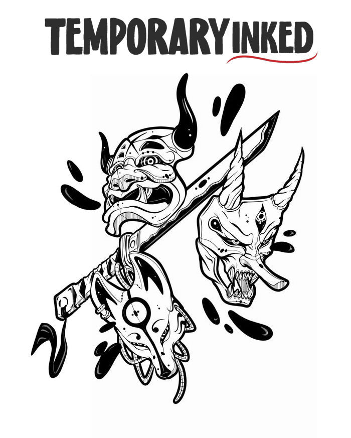 The Masked Triads Tattoo