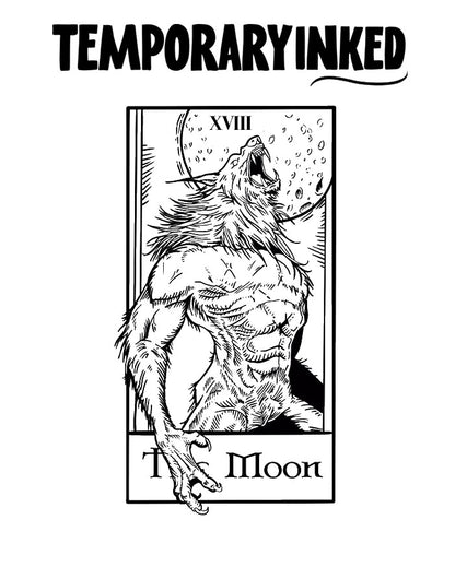 The Moon Tarot Tattoo