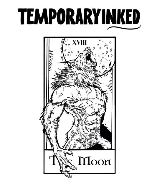 The Moon Tarot Tattoo