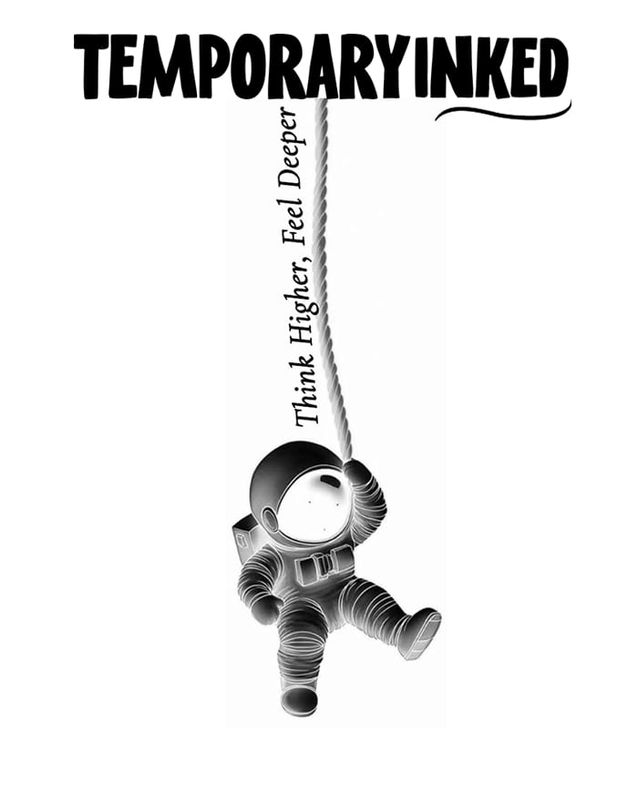 Think Higher Astronaut XL Tattoo