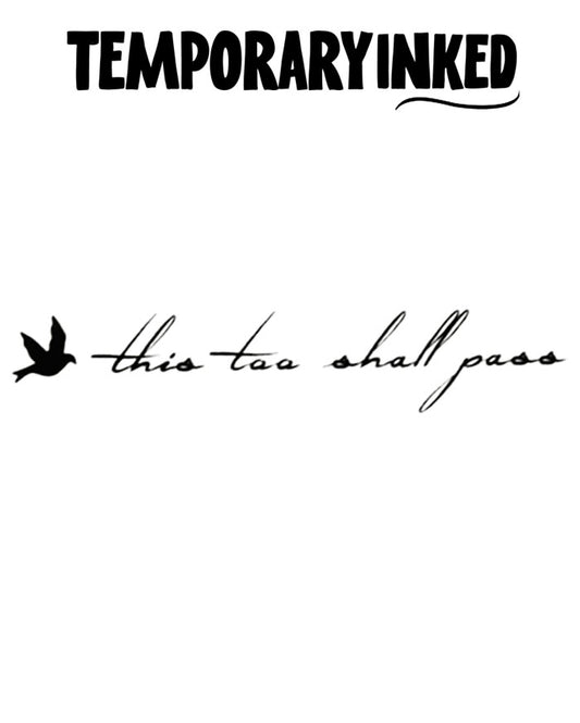 This Too Shall Pass Italics