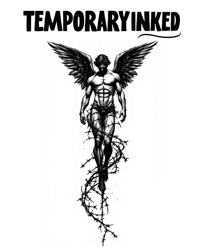 Thornbound Seraph XL Tattoo