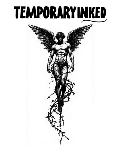Thornbound Seraph XL Tattoo