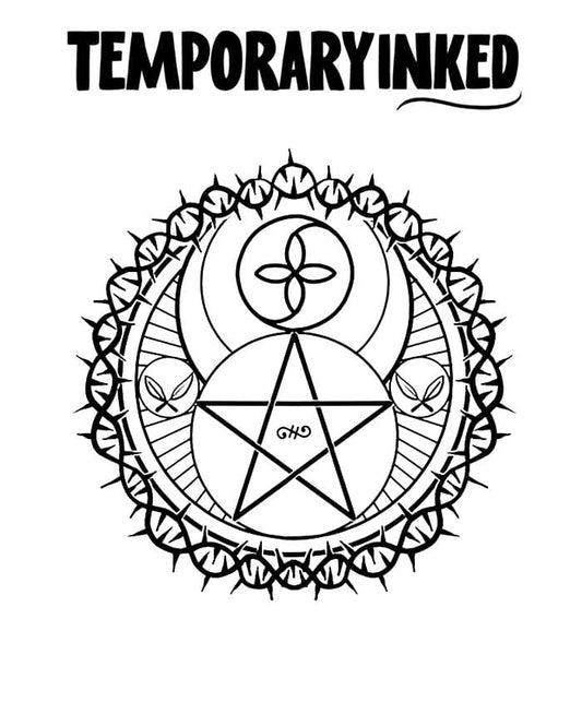 Thorned Pentamandala Tattoo