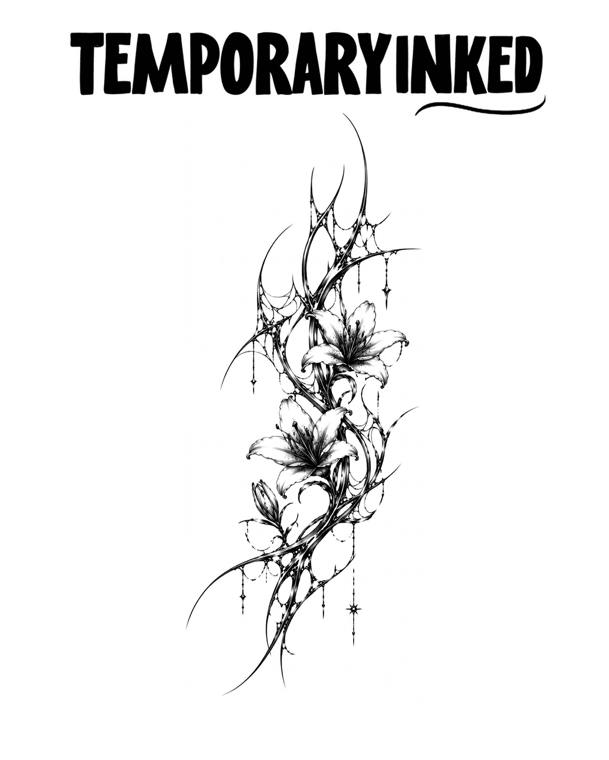 Thorns and Lilies Tattoo