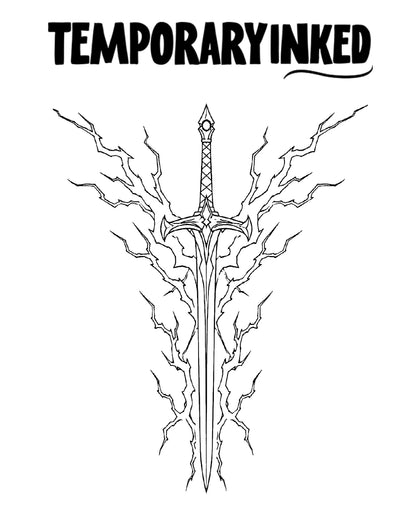 Thunder Sword Tattoo