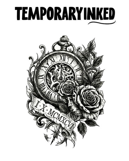 Timeless Pocket Watch Tattoo