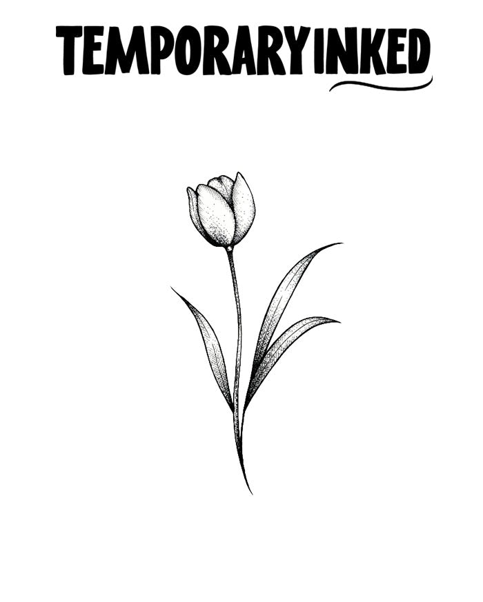 Tiny Tulips Tattoo