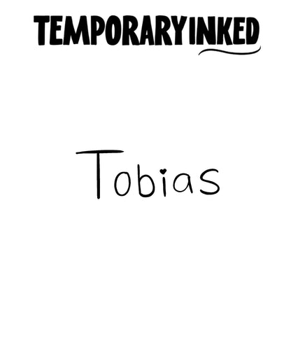 Tobias Name Tattoo