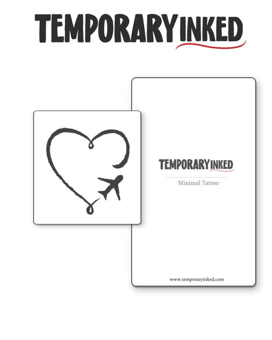 Wanderlust Heart Tattoo