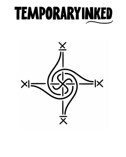 Tribal Spiral Tattoo