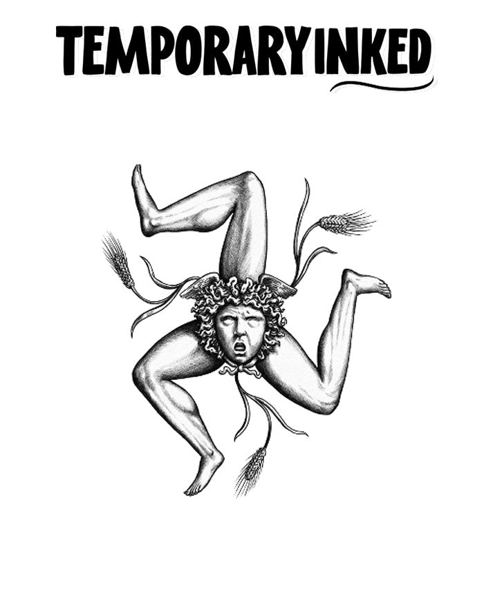 Trinacria Symbol Tattoo