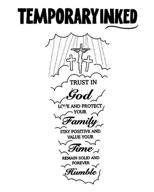 Trust In Faith XL Tattoo