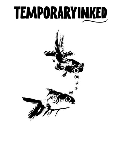 Twin Goldfish Tattoo