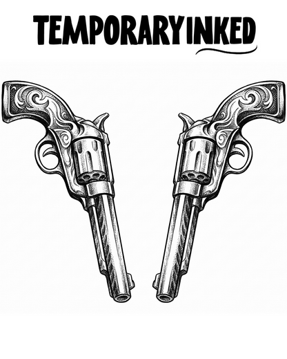 Twin Revolver XL Tattoo